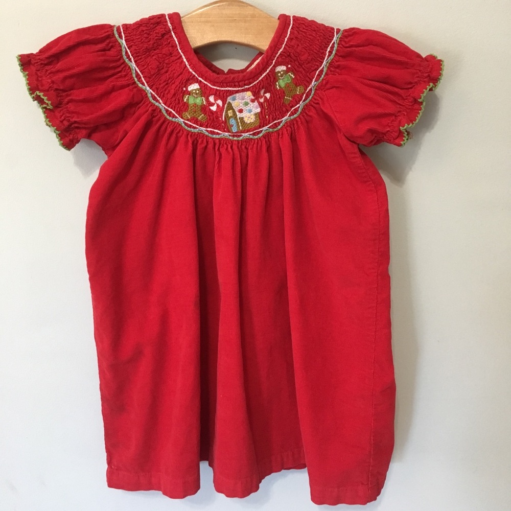 Smocking Christmas dress
